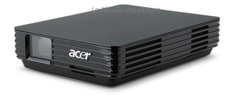 Nouveaux pico projecteurs Acer C110 et C112, en liaison USB Display ou Composite