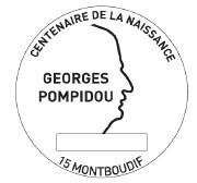Le timbre commémoratif pour le 100e anniversaire de Georges Pompidou