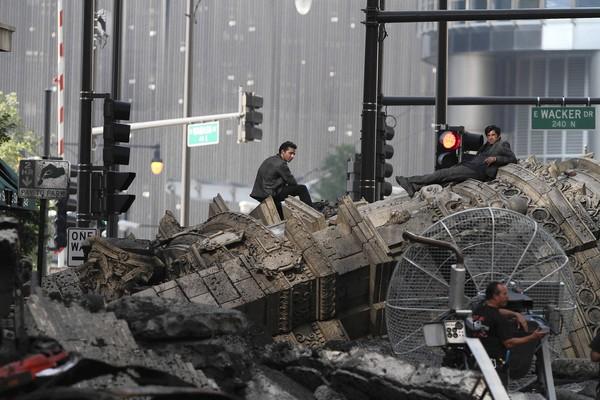  Découvrez une photo interessante prise sur le tournage de Transformers 3