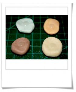 Préparation pour faire des fils de fimo souples