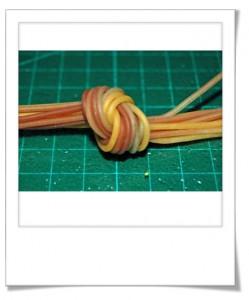 Préparation pour faire des fils de fimo souples