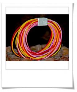 Bracelet fils souples fimo