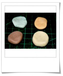 Préparation pour faire des fils de fimo souples