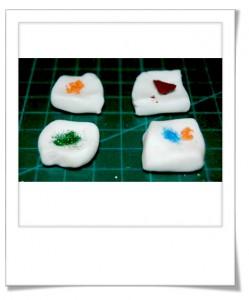 Préparation pour faire des fils de fimo souples