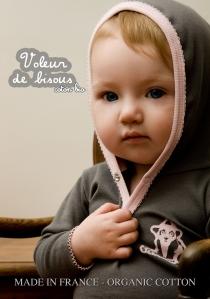 Voleurs de Bisous : la nouvelle griffe toute Bio pour vos petits bout’chous !