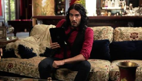 hp touchpad russell brand HP soffre les services de Russell Brand