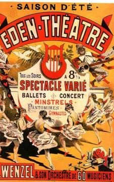 Eden-Théâtre,casino cadet,folies-bergères,minstrel's,