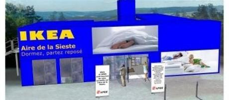 Ikea propose aux automobilistes un hôtel provisoire pour dormir 20 minutes sur la route des vacances