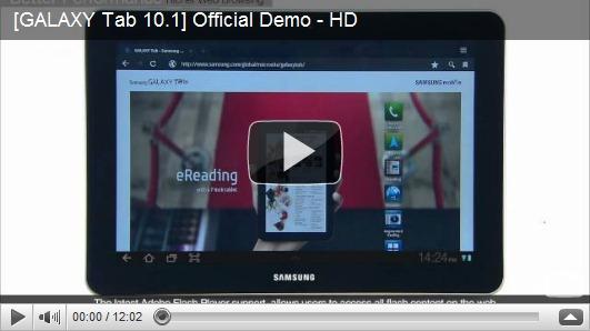 La démonstration officielle du TouchWiz sur la Galaxy Tab 10.1 made by Samsung [Vidéo_HD]