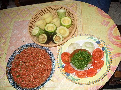 Barquettes de légumes farcis en tajine marocain
