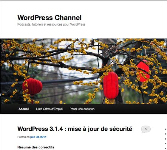 Sortie de WordPress 3.2