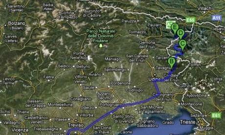 Udine, la Slovénie et le Lac de Predil