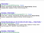Fitbit: Votre sexuelle publiée toile