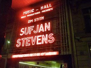 Review concert : Sufjan Stevens @ Olympia 09/05/11