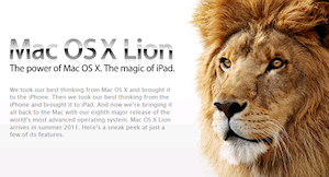 Mac OS X Lion sur le Mac AppStore dès aujourd’hui ?!