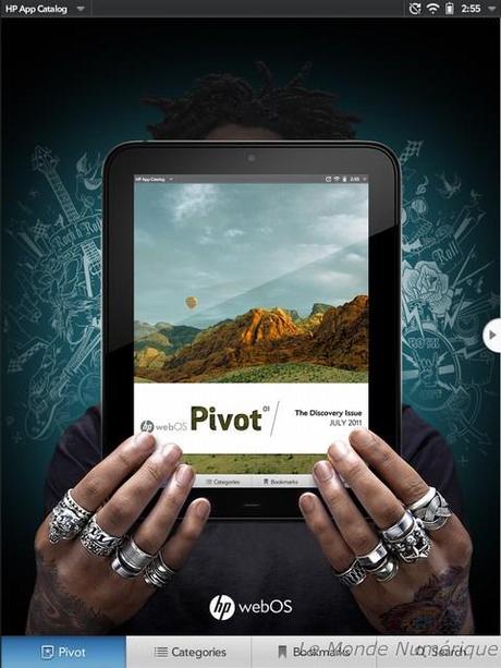 HP présente les premières applications localisées pour le TouchPad sous webOS et son emagazine Pivot