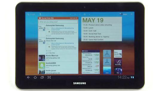 samsung touchwiz tab TouchWiz sur la Galaxy Tab, la démo