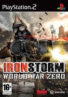 Jaquette DVD de la version Playstation 2 du jeu vidéo Iron Storm