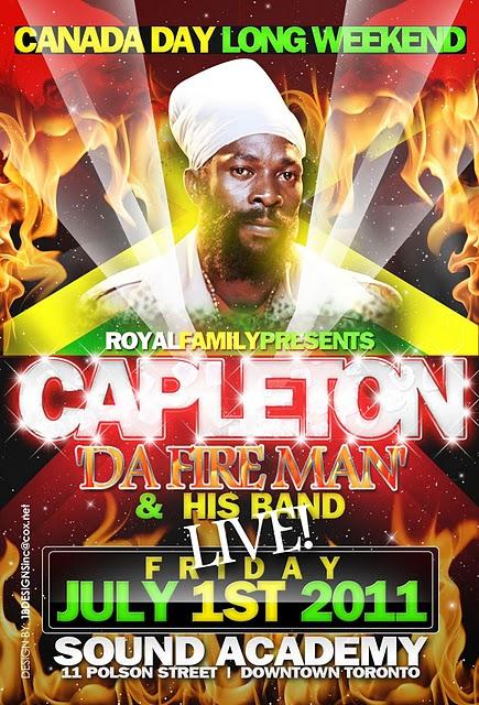 Capleton à la reconquête du Canada !