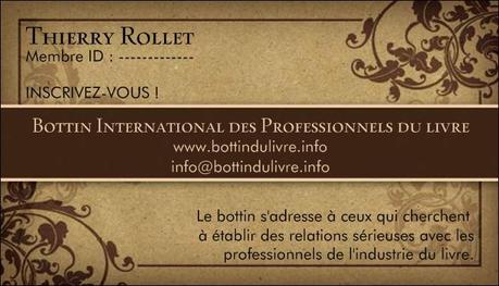 Le programme de parrainage du Bottin International des Professionnels du livre