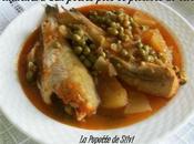 Chinchards petits pois pommes terres