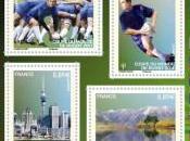 Timbres Coupe Monde Rugby l’honneur Clermont-Fd