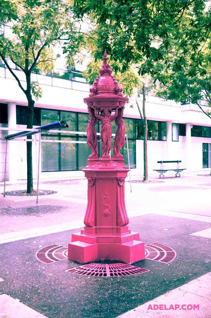 Paris :: des fontaines de toutes les couleurs