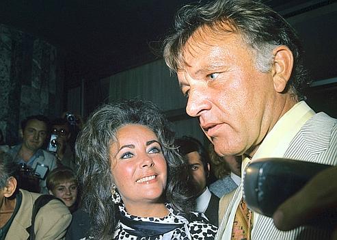 Richard Burton et Liz Taylor en 1971.