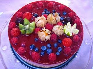 Bavarois Kiwis-Framboises