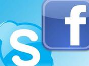 Facebook Skype s’associent conversations vidéo menu!