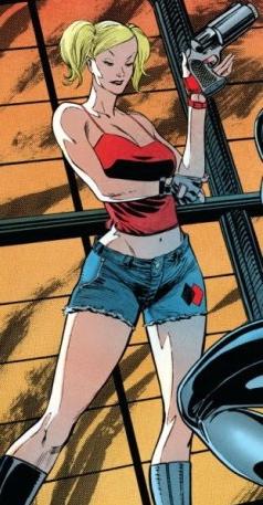 Harley Quinn : en rouge et noir