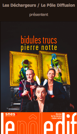critique bidules trucs avignon pierre notte théâtre les trois so
