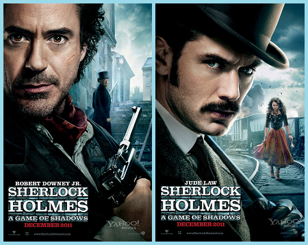 2 posters pour le nouveau Sherlock Holmes