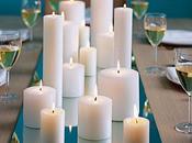 Centres table mariage avec bougies