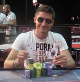 Francis Dubois vainqueur du Partouche Poker Deepstack d’Aix-en-Provence