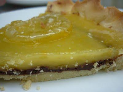 Tarte chocolat citron