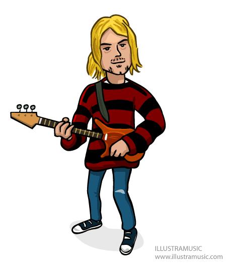 Grunge Zone  Kurt CobainAnime Version  Facebook