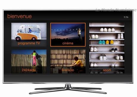 Le portail Orange débarque sur les TV connectées Samsung dernières générations