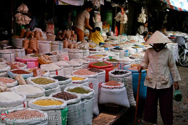 marché au vietnam
