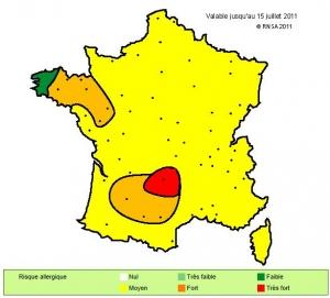 ALLERGIES: Vigilance sur les pollens de graminées – Réseau National de Surveillance Aérobiologique (RNSA)