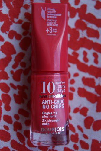 J'ai testé: Vernis 10 jours de Bourjois Vernis Bourjois 2.JPG