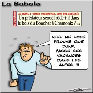 Céno Dessinateur - La Babole : Un prédateur sexuel rôde-t-il dans le bois du Bouchet à Chamonix ?