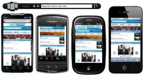 mobilizer prévisualisation de votre site internet mobile