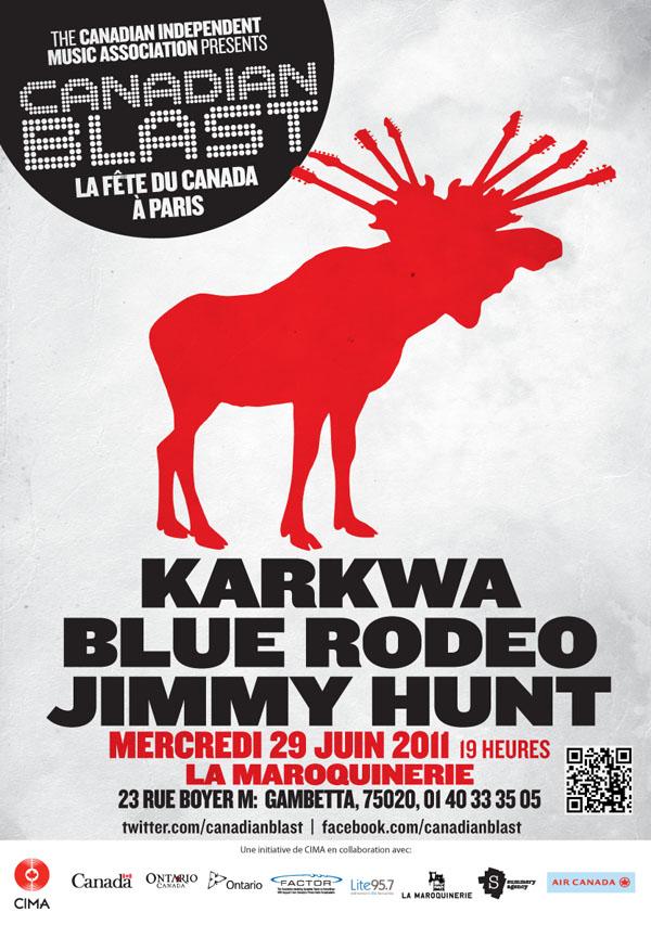 Canada Day @ La Maroquinerie – 29 juin 2011