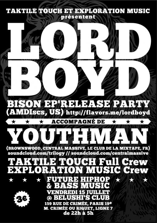 Lord Boyd, le vendredi 15 Juillet au Belushi’s Bar