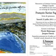 Vernissage de l’Exposition François-Xavier FAGNIEZ – Livres & Peintures