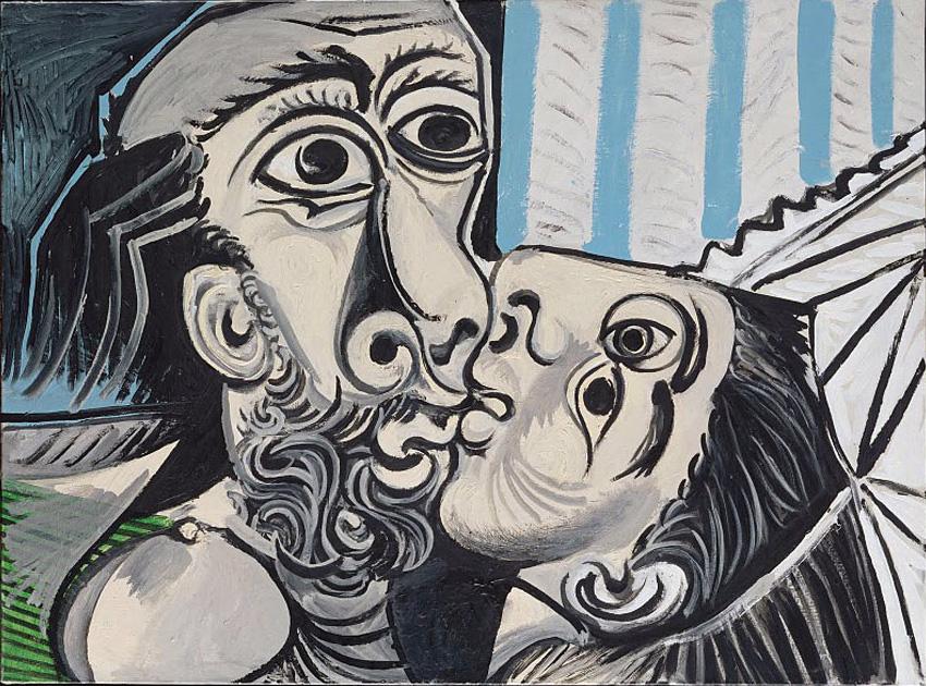 Picasso, le baiser, 1969