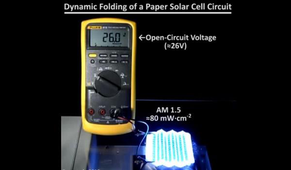 solaire Imprimer des cellules solaires sur du papier