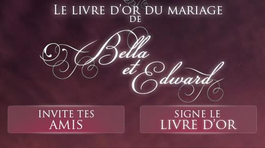 Venez participer  au mariage de Bella et Edward