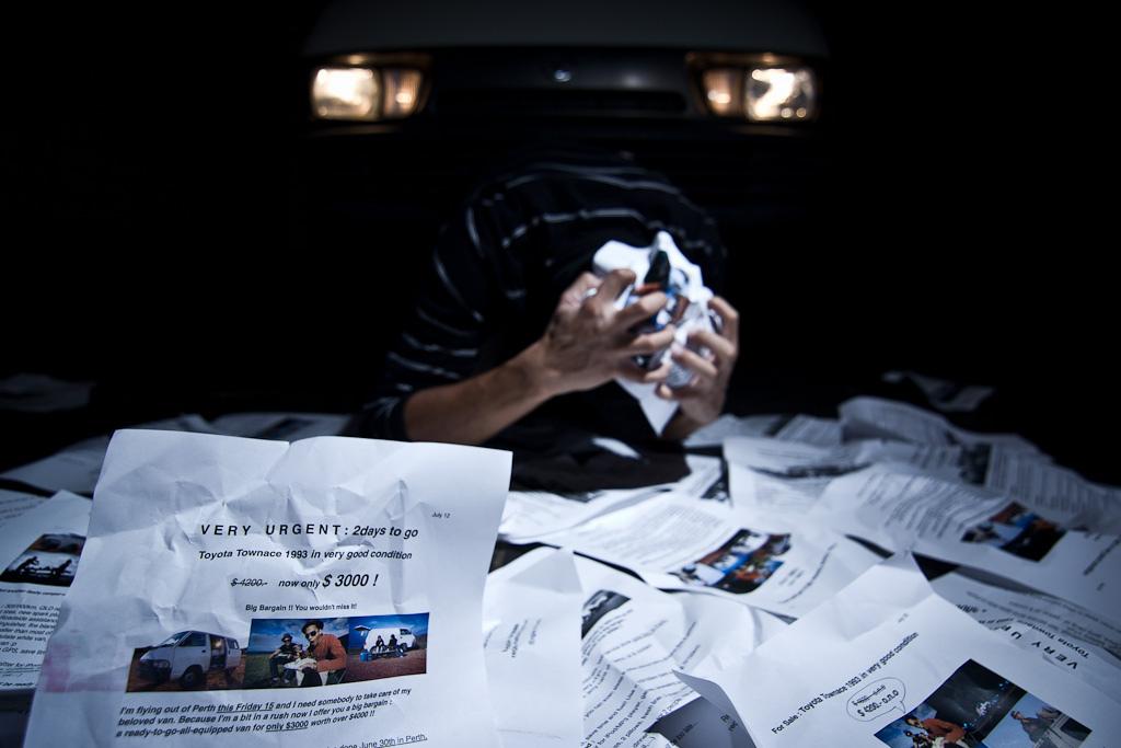 J69 / Auto-portrait : J'arrive pas vendre ce van !!